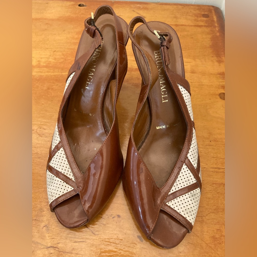 Bruno Magli 80’s 2-tone heels